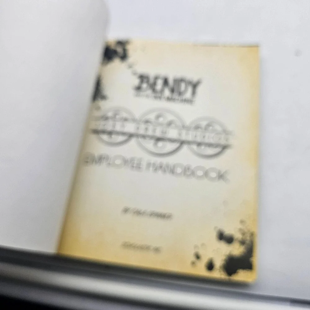 Bendy And The Ink Machine Joey Drew Studios Employee Handbook Guide Strategy
